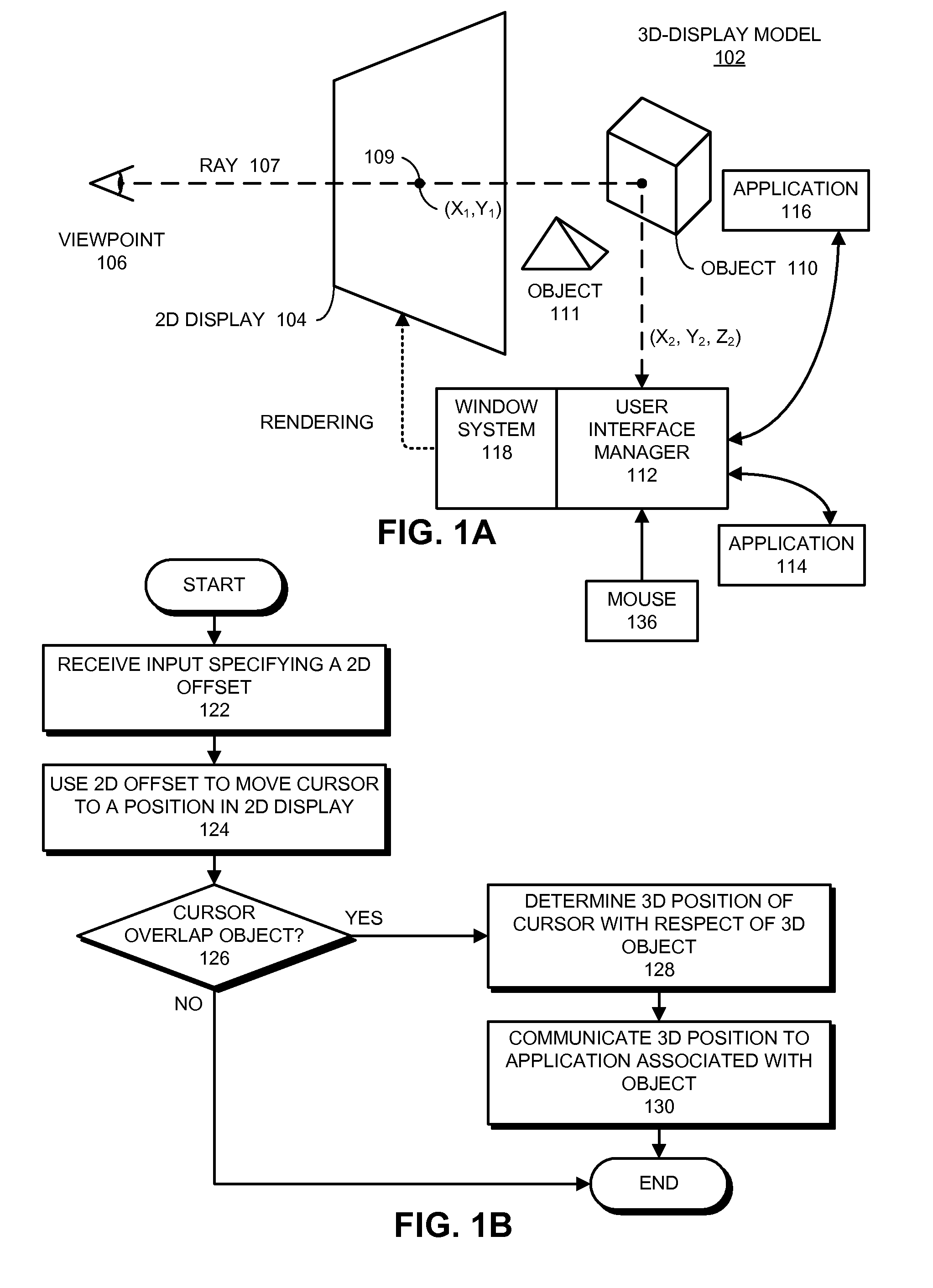 Method and apparatus for implementing a scene-graph-aware user interface manager