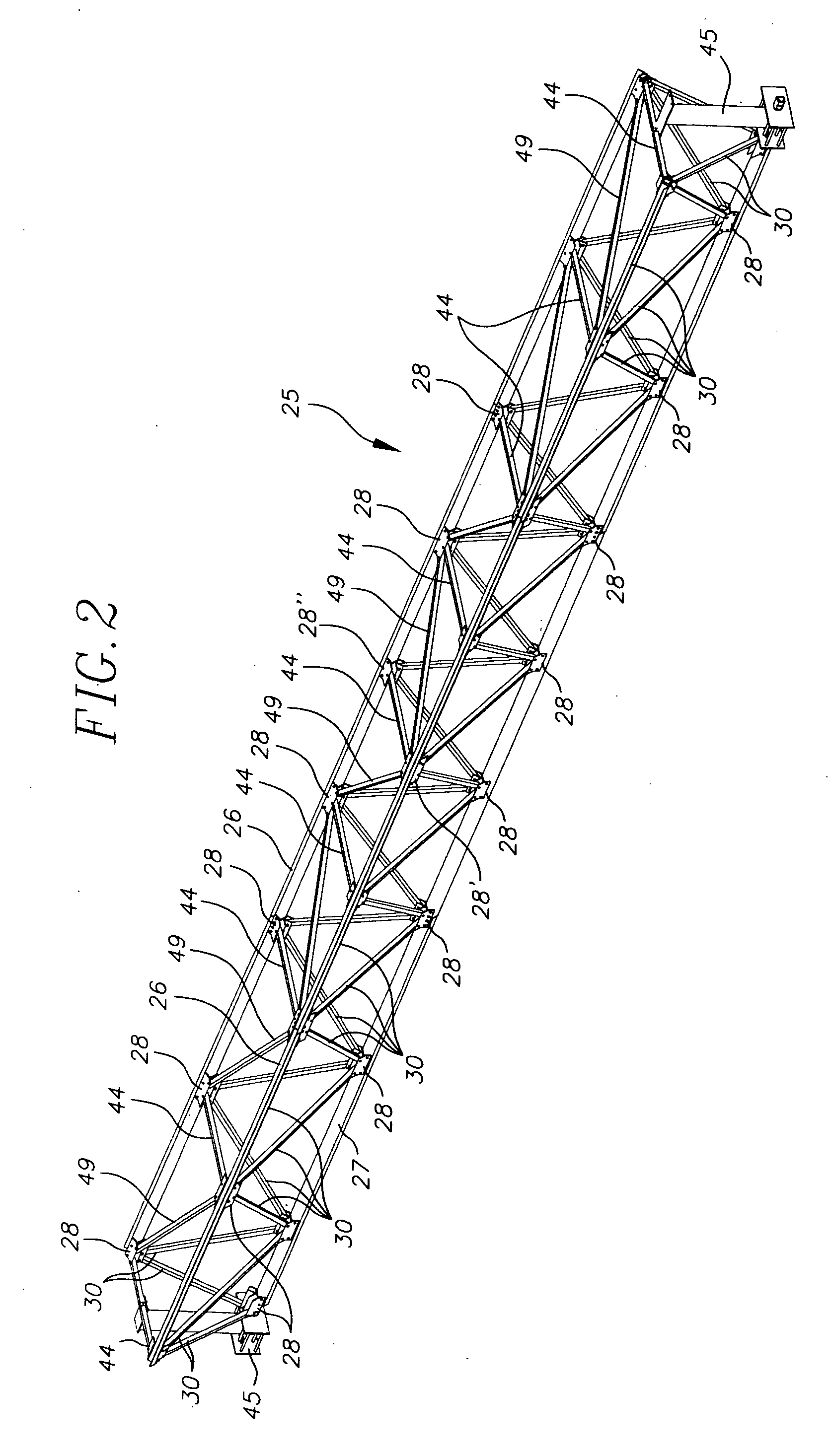 Space frames and connection node arrangement for them