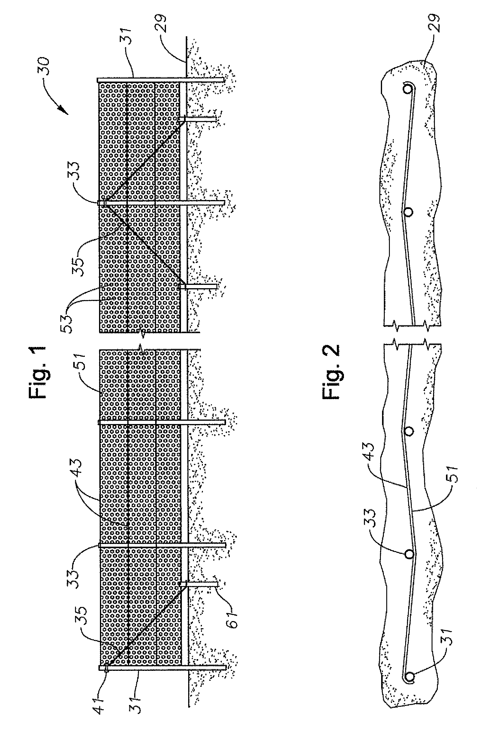 Geogrid sand fence