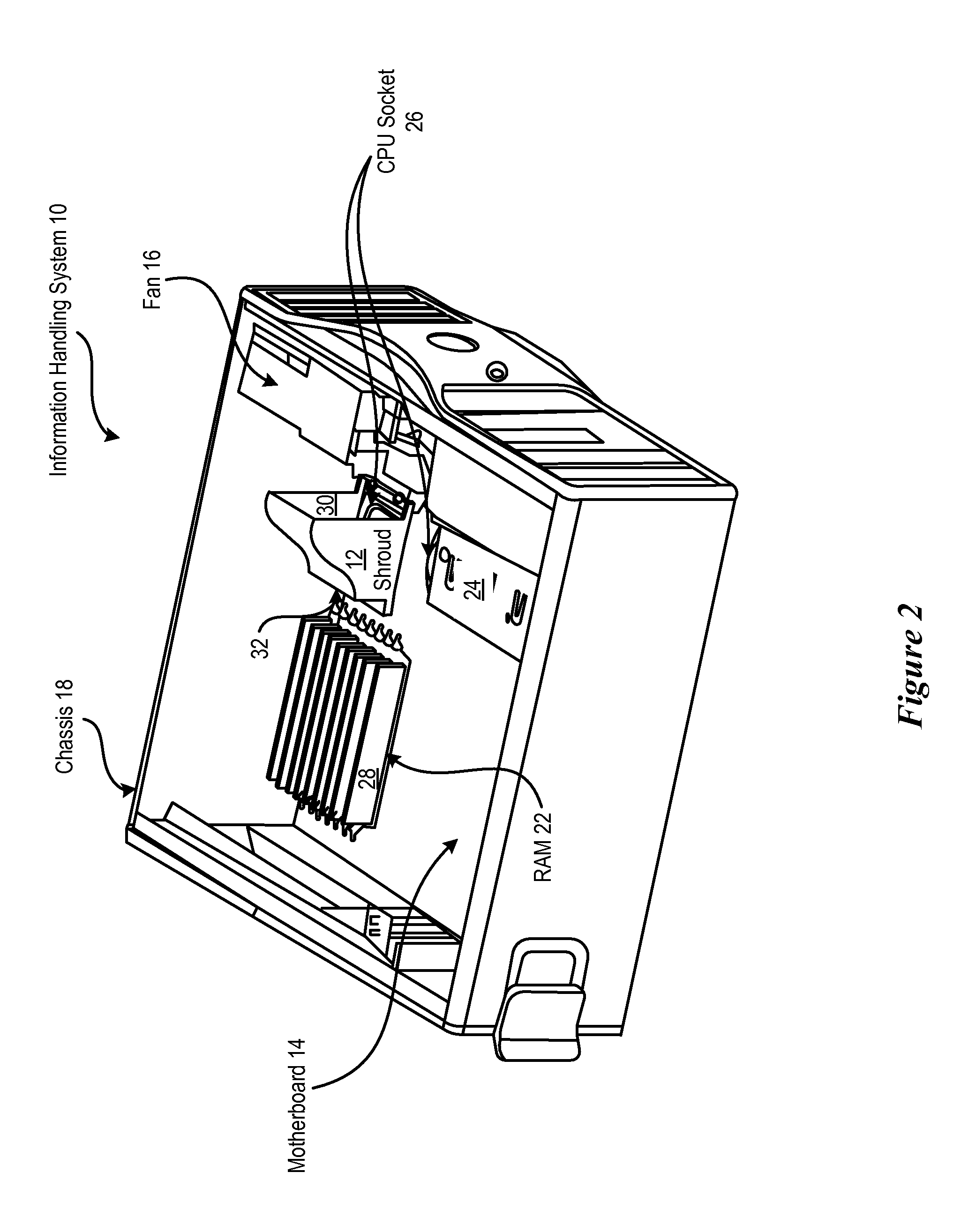 System and Method for Managing Cooling Airflow for a Multiprocessor Information Handling System
