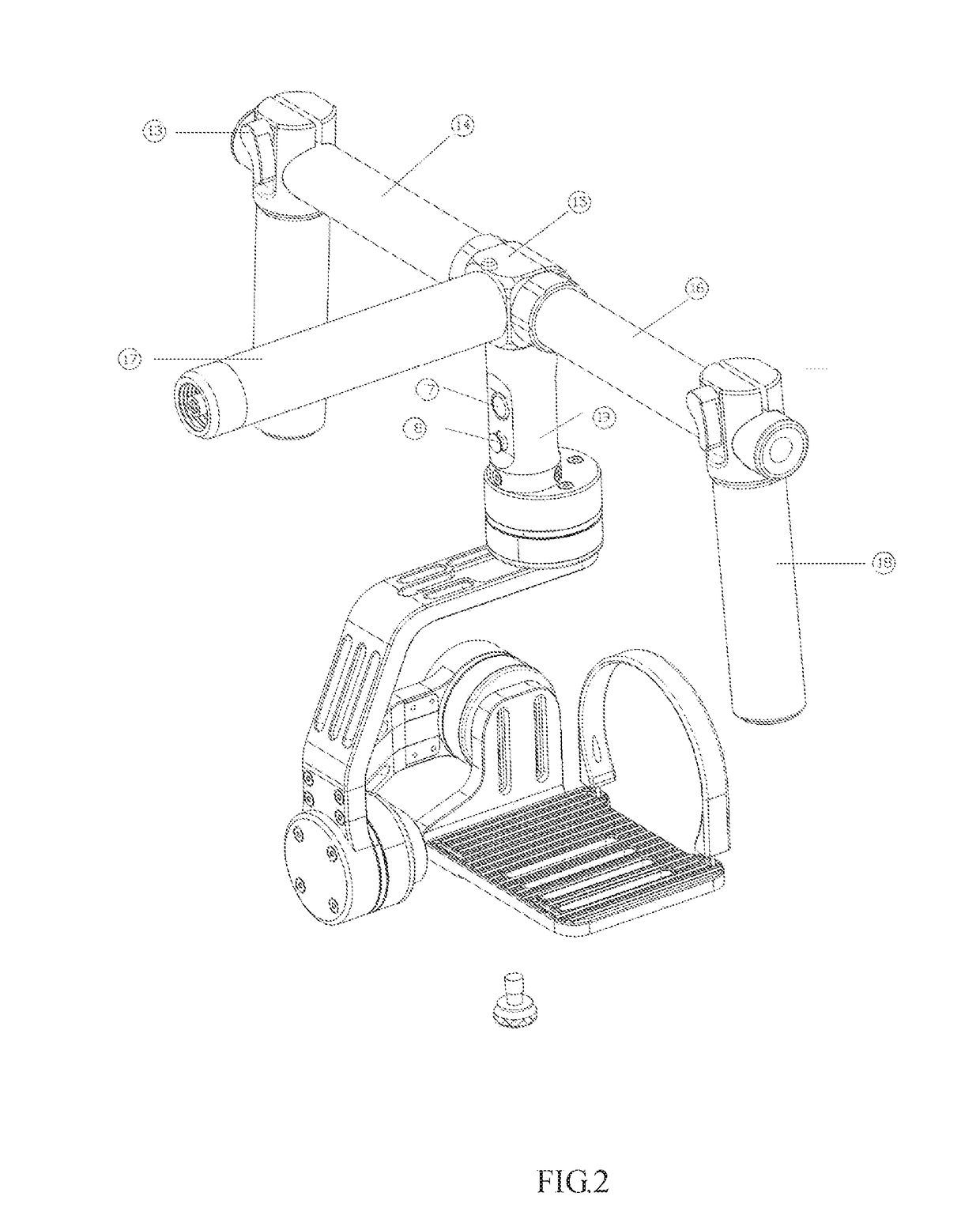 Camera stabilizer with changeable structure