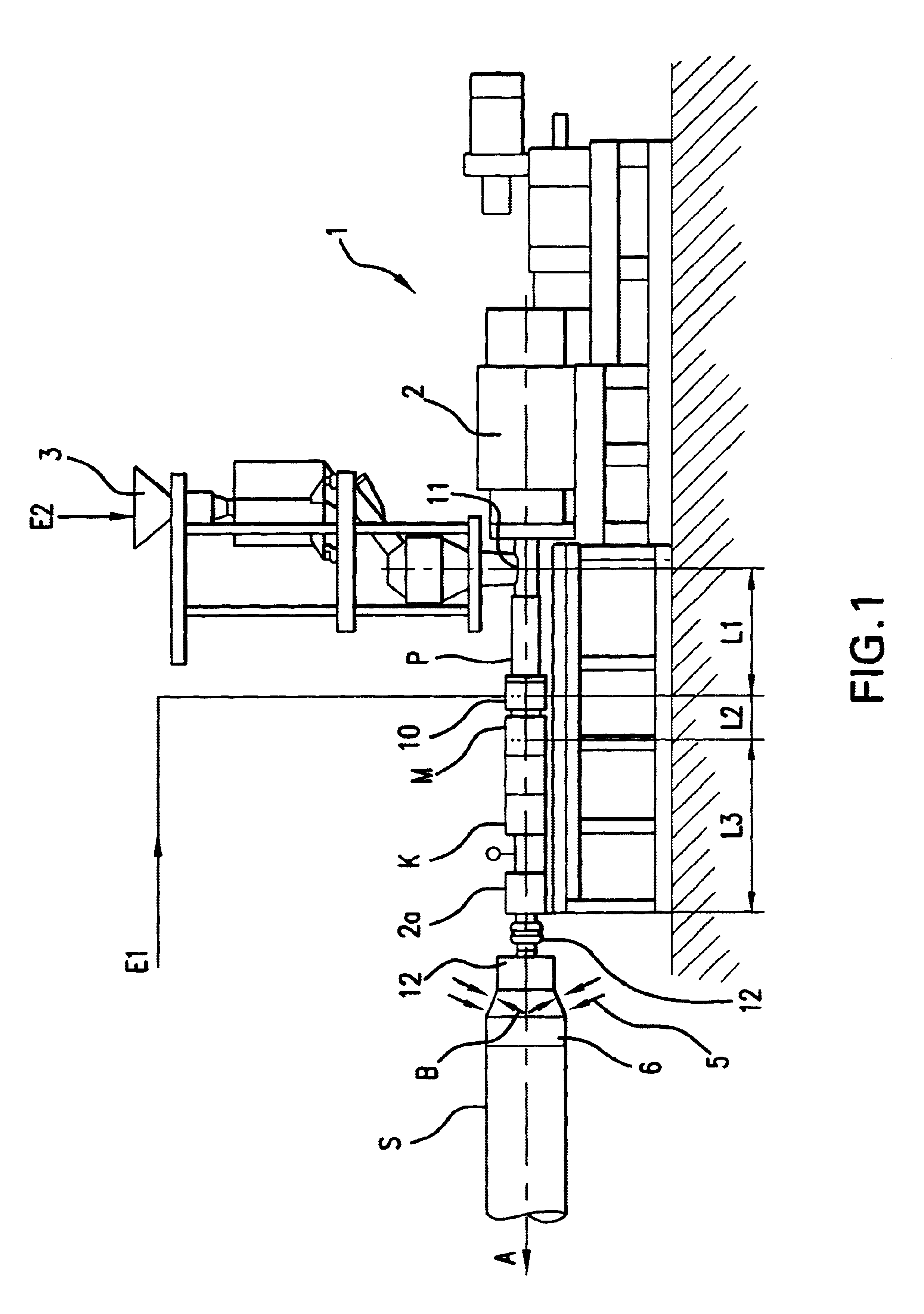 Method and device for producing at least partially open-celled foam films from styrene polymers