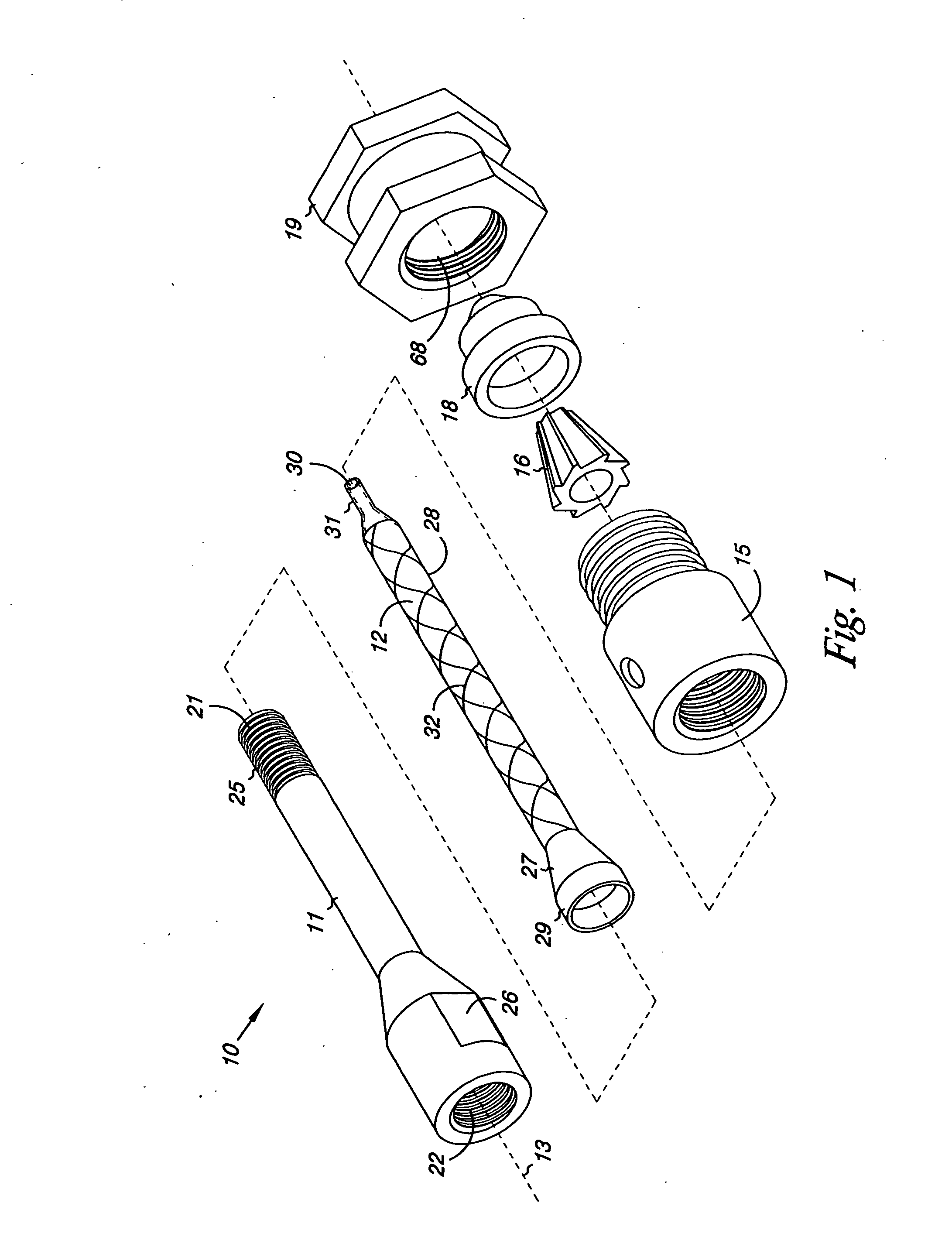 Air atomizing assembly and method and system of applying an air atomized material
