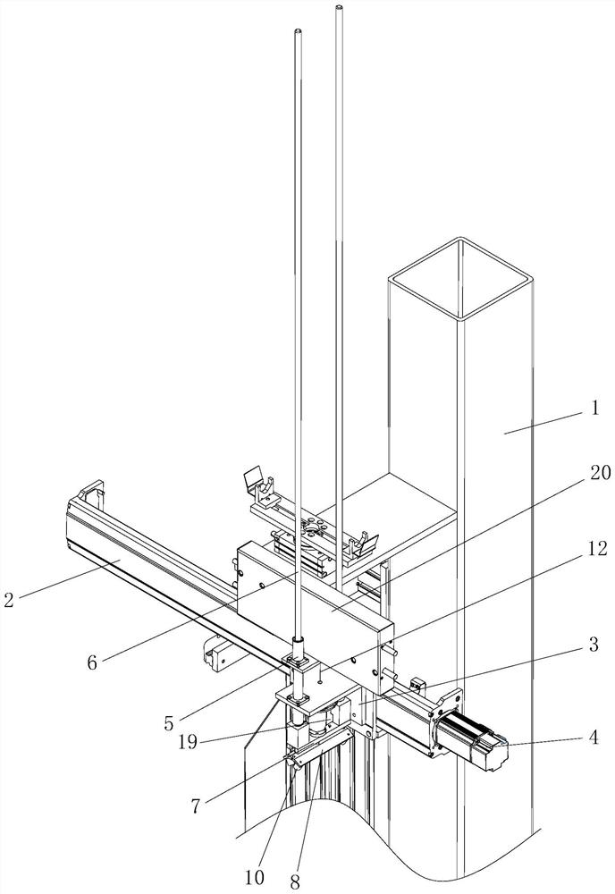 Lifting mechanism for shaft products