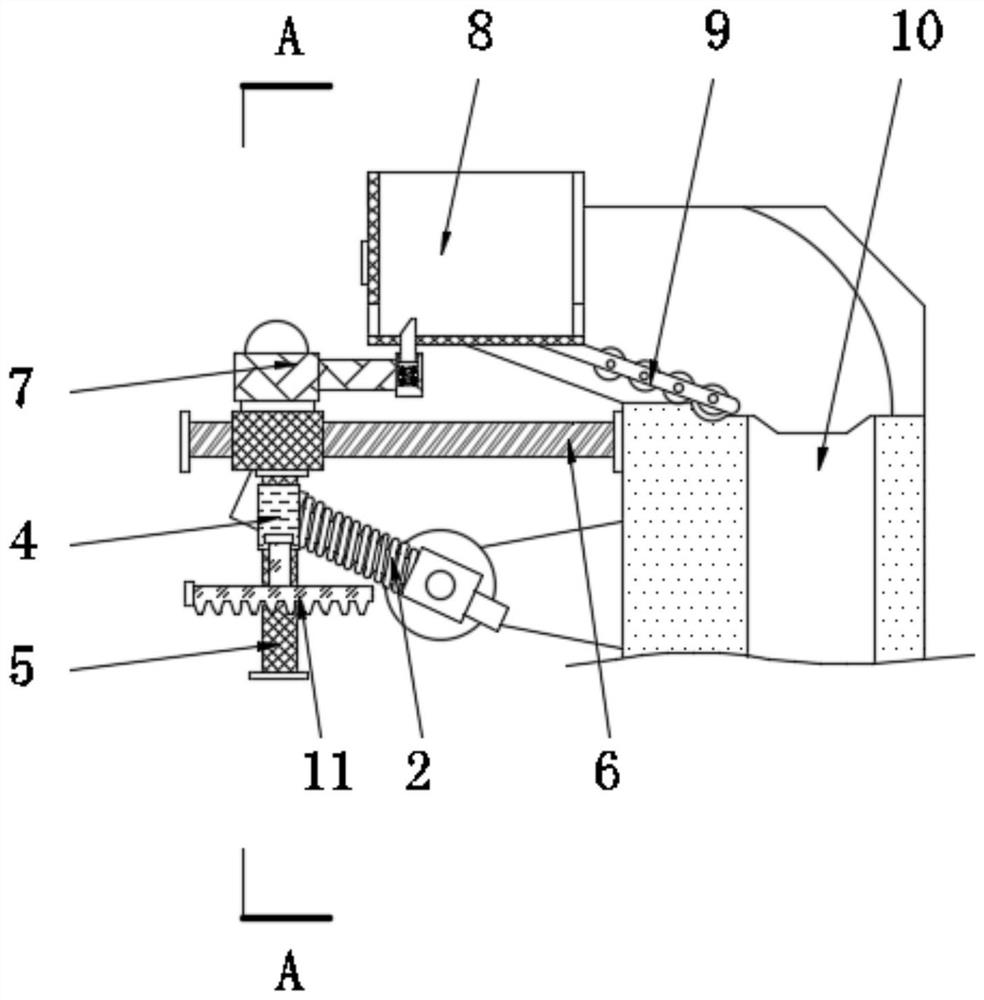 Logistics vehicle compartment structure