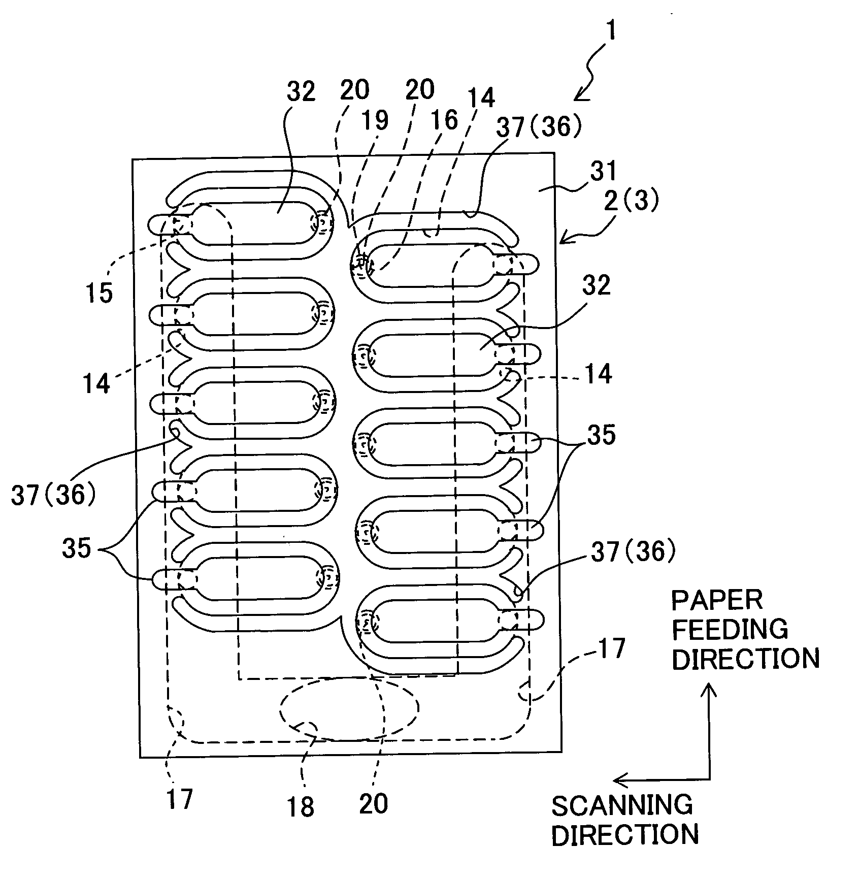 Piezoelectric actuator having piezoelectric layer and vibration plate with groove, liquid transporting apparatus, and method of manufacturing liquid transporting apparatus