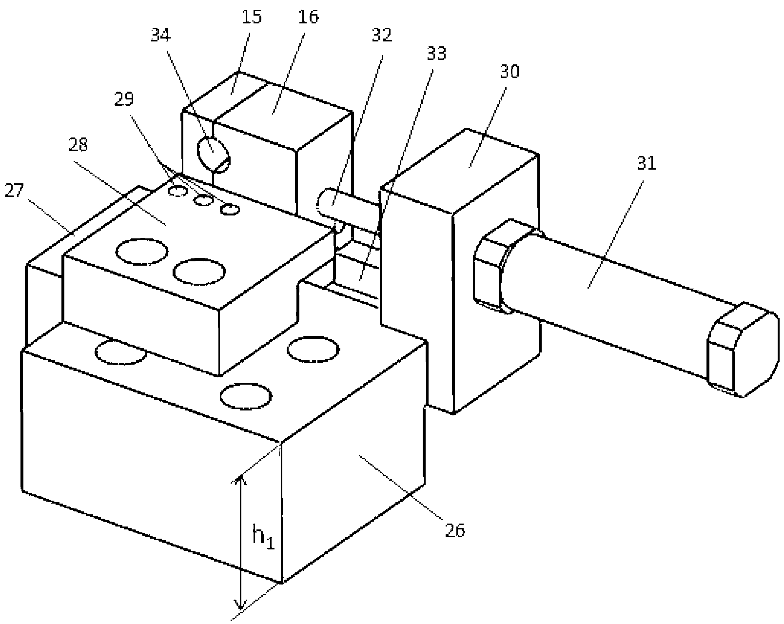 Threading guide device for double-end crimping
