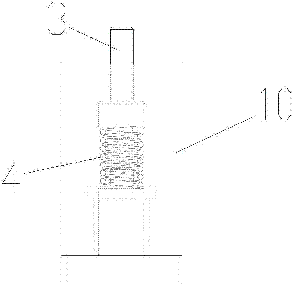 Membrane tension automatic adjustment device and air-cushion machine containing same