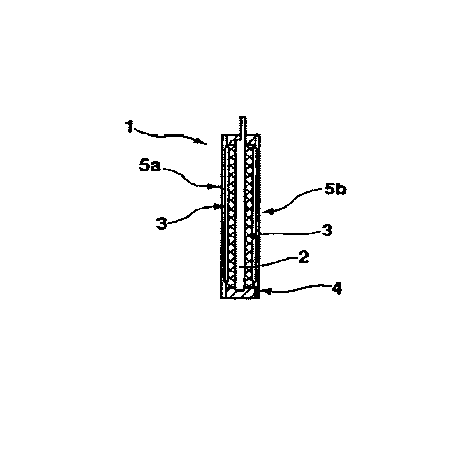 Electrode unit for rechargeable electrochemical cells