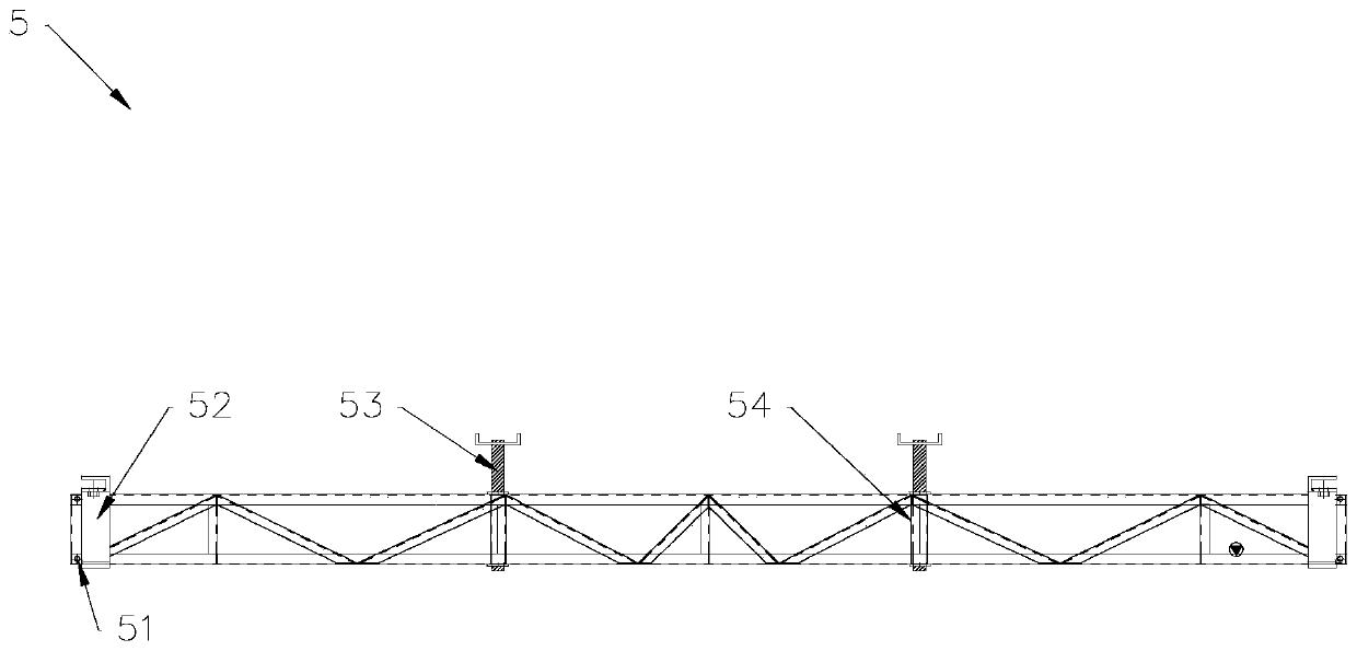 Upside-down type supporting system of floor support plate