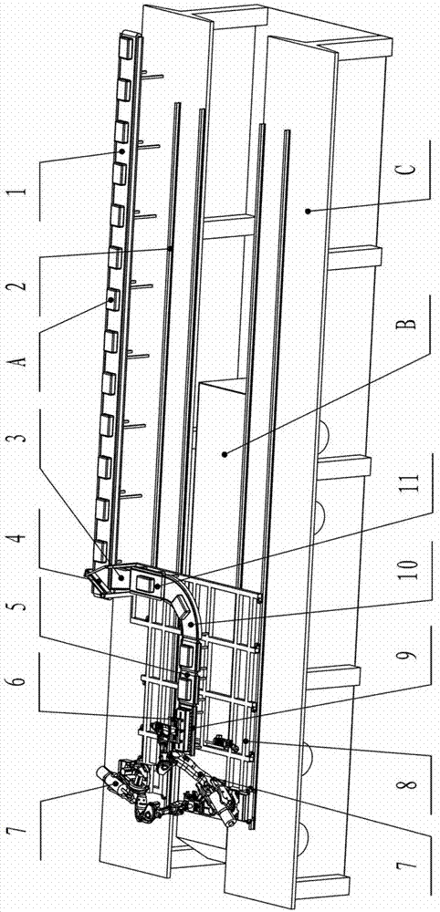 Method and device for automatic cargo loading