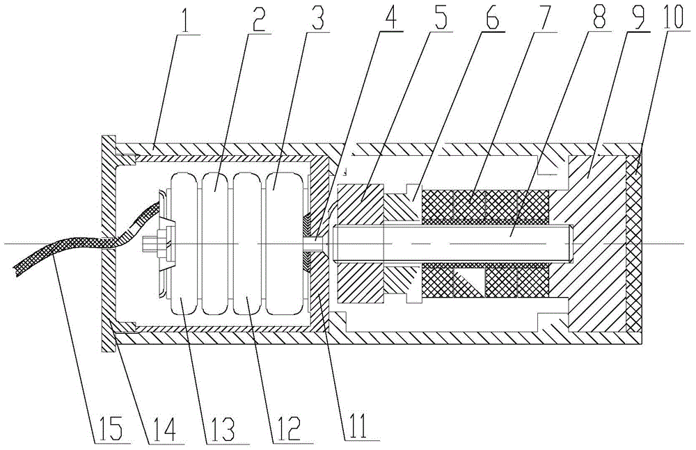 Electronic compensation type broadband emission transducer