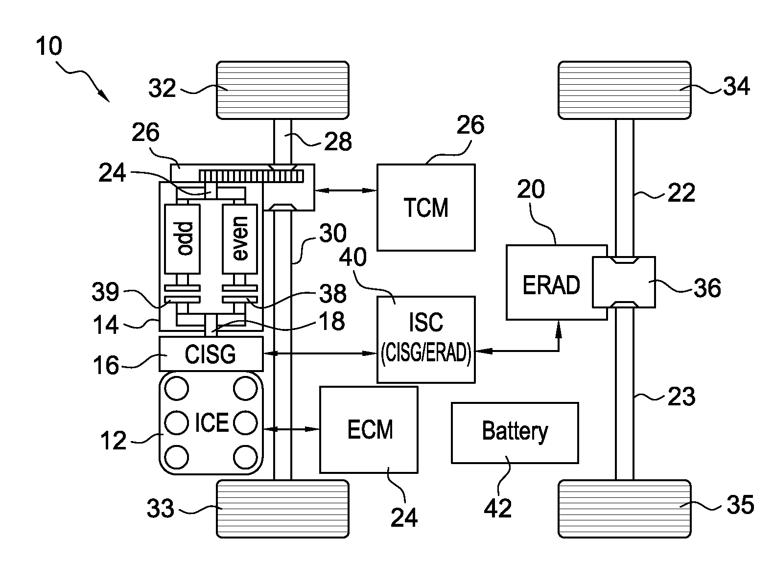 Idle Speed Control of a Hybrid Electric Vehicle