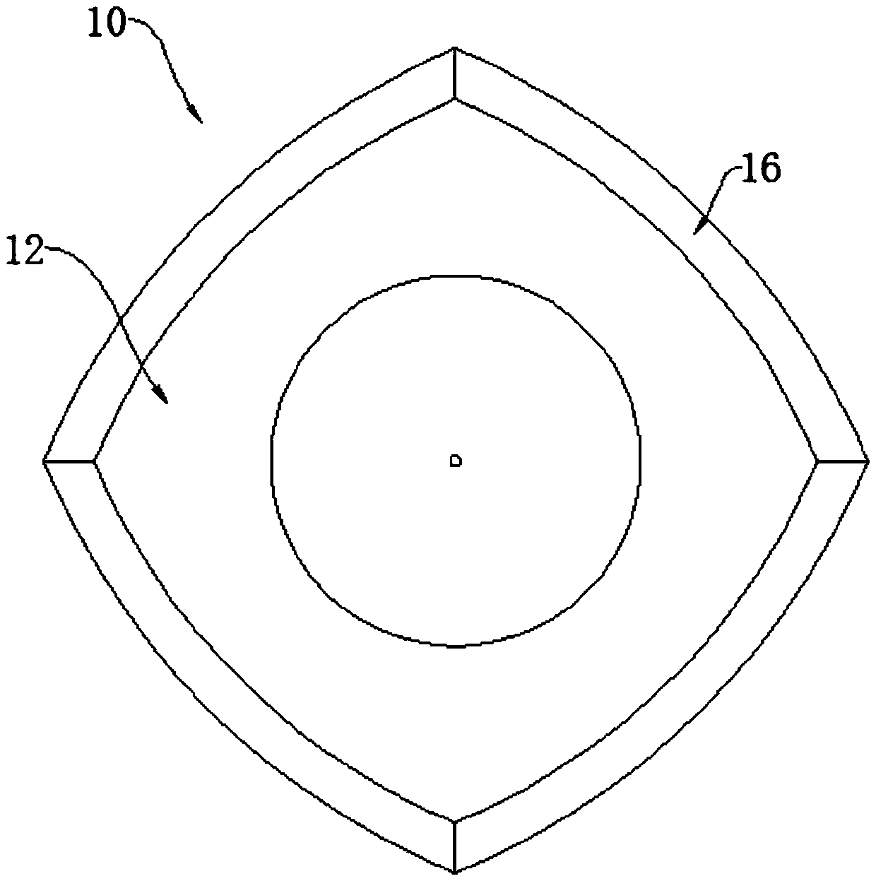 Lens, backlight module and liquid crystal display device