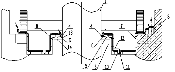 Generator oil tank anti-oil mist overflow and condensation deposition structure