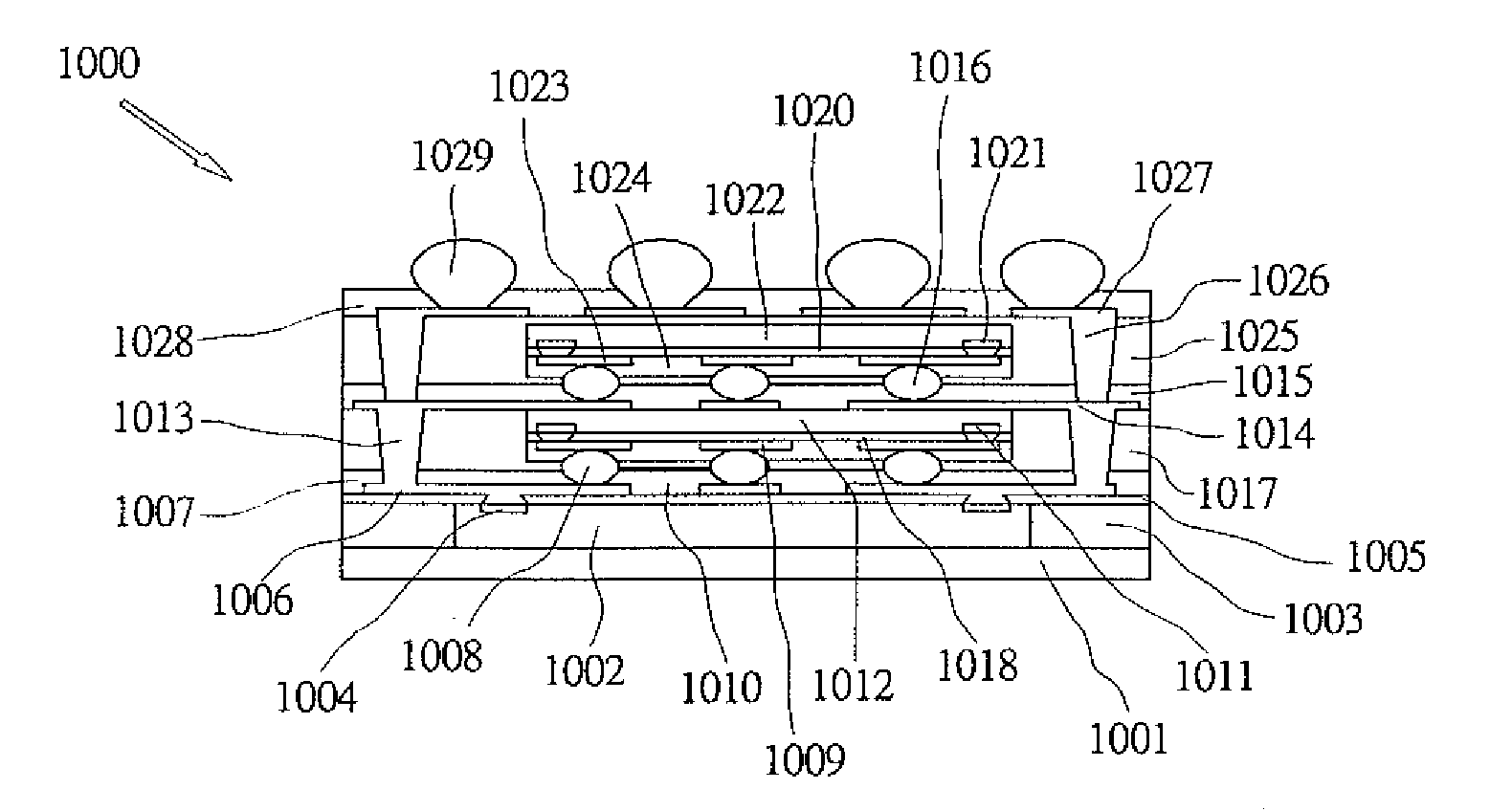 Multi-chip package structure and method of forming the same