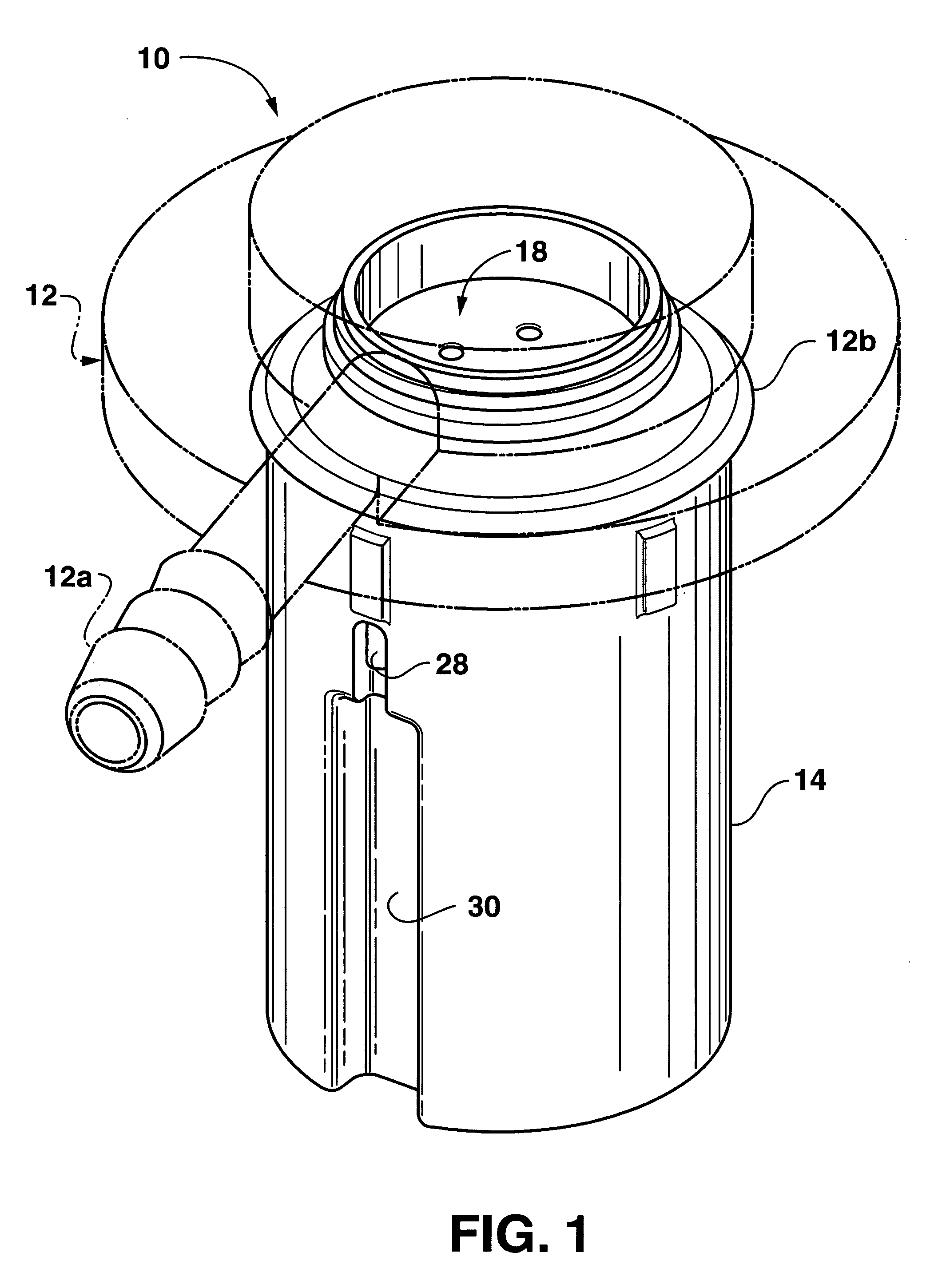 Vent valve assembly with lever arrangement