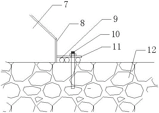 Method for blocking gas spurt leakage of gas enclosing cover on furnace foundation of large-sized blast furnace