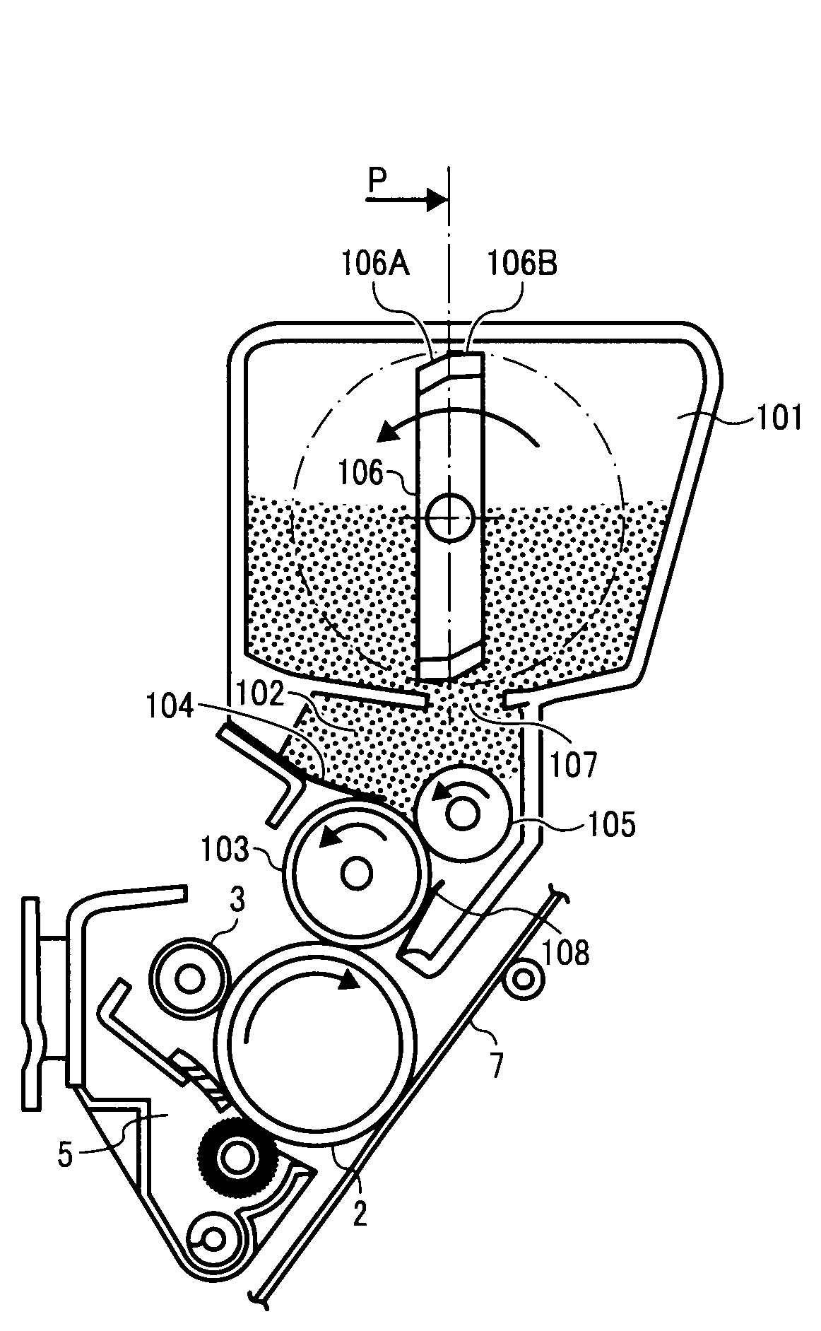 Non-magnetic toner for one-component development and method of preparing the toner, and image developer, image forming apparatus, process cartridge and image forming method