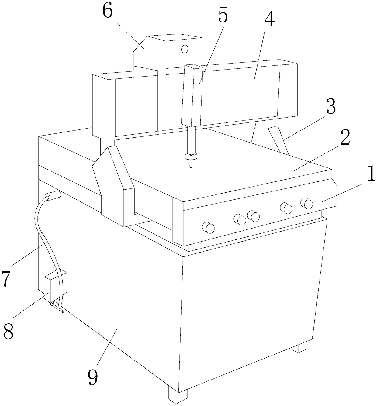 Automatic spraying equipment for hardware products