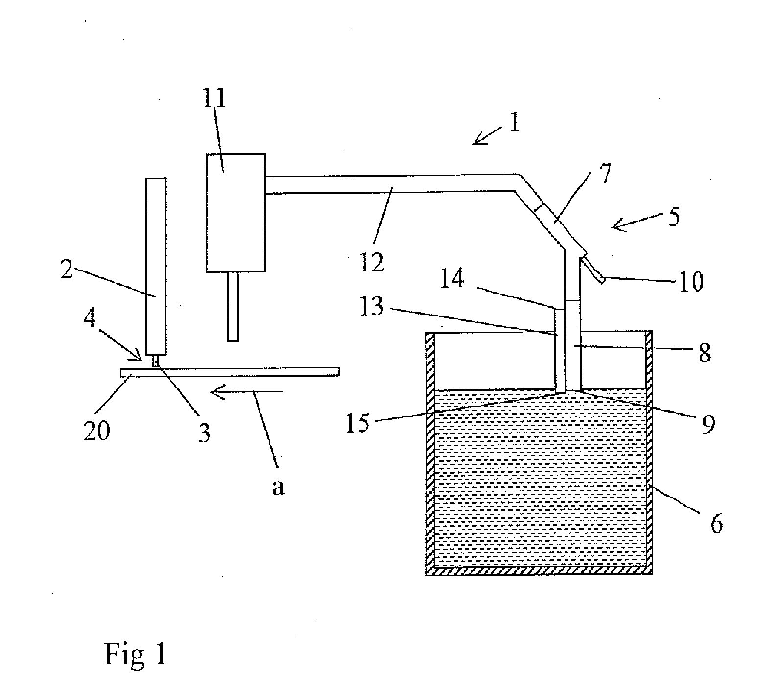 Device for handling powder for a welding apparatus