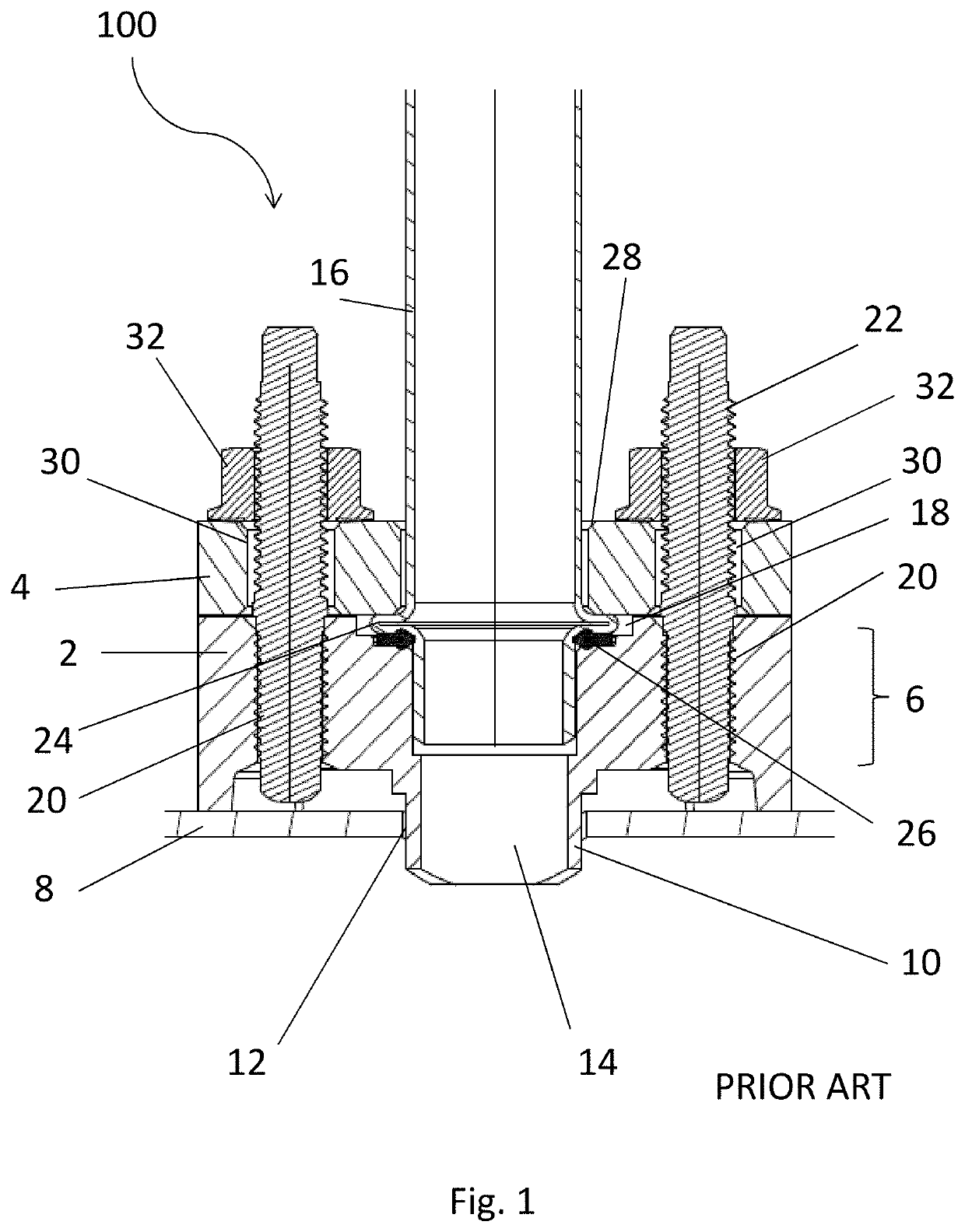 Pipe connection arrangement for a heat exchanger