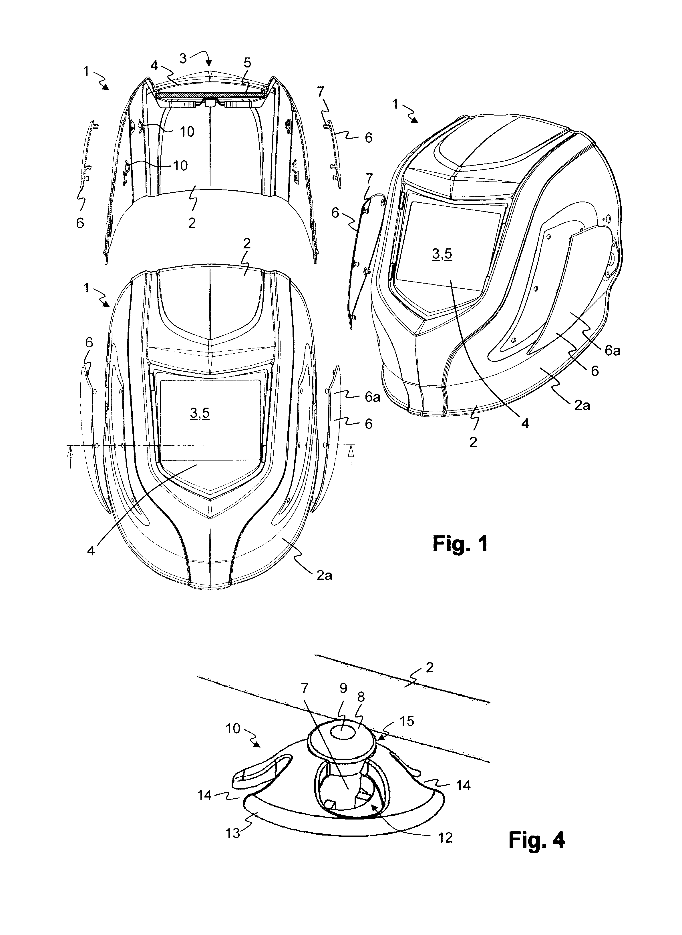 Welding protection mask