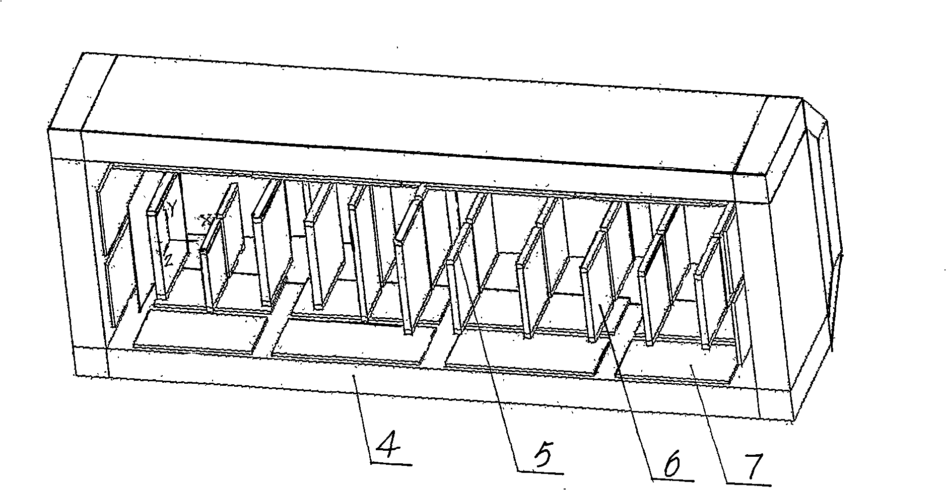 Aluminum plate fin type radiator vacuum brazing furnace temperature field equilibrium method