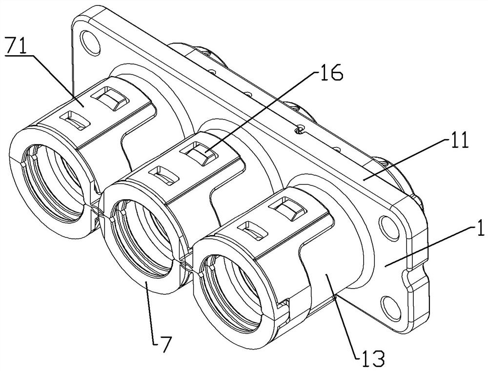 Connector and its shielding sleeve assembly