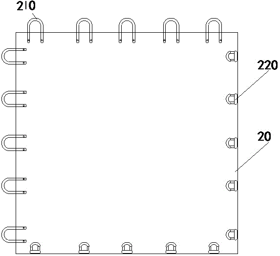 Safe environmentally-friendly combined type plastic cement racetrack and manufacturing method thereof