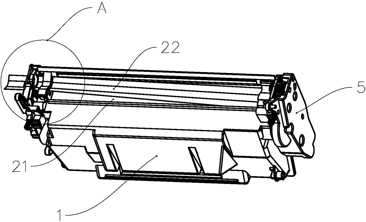 Sealing assembly for carbon powder box as well as carbon powder box and recycling method thereof
