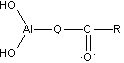 Preparation process for preparing mineral oil-based aluminum-oxygen polymer by using dihydroxyl aluminum carboxylate intermediate