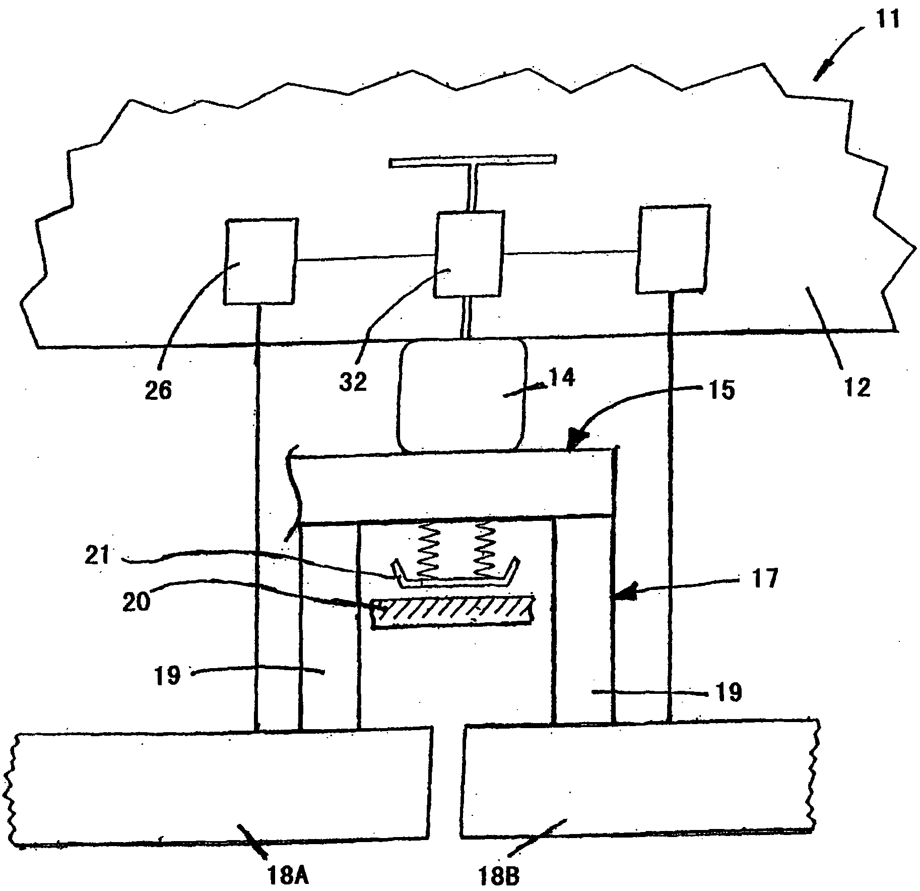 Magnetic levitation vehicle and method for lifting and/or lowering said vehicle