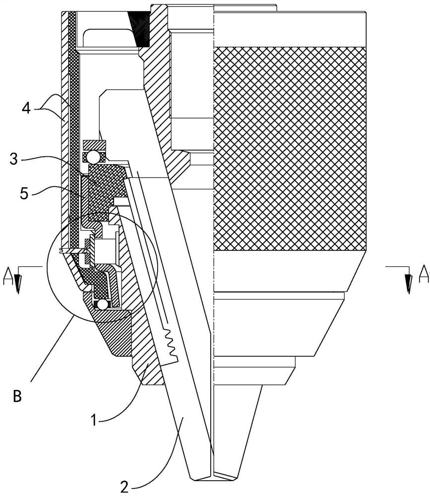 Self-locking structure of drill chuck