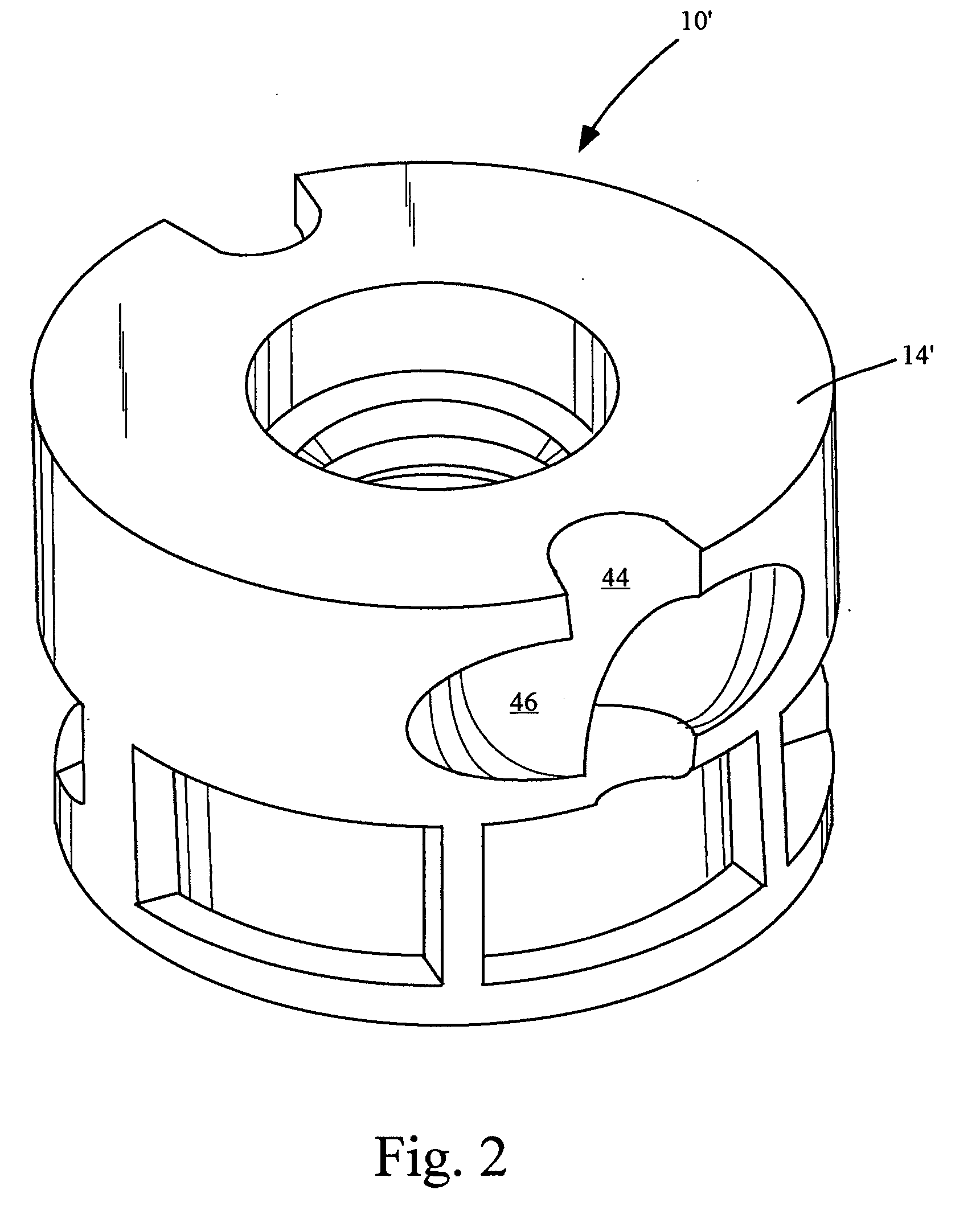 Threaded insert for receiving a threaded fastener in a composite panel