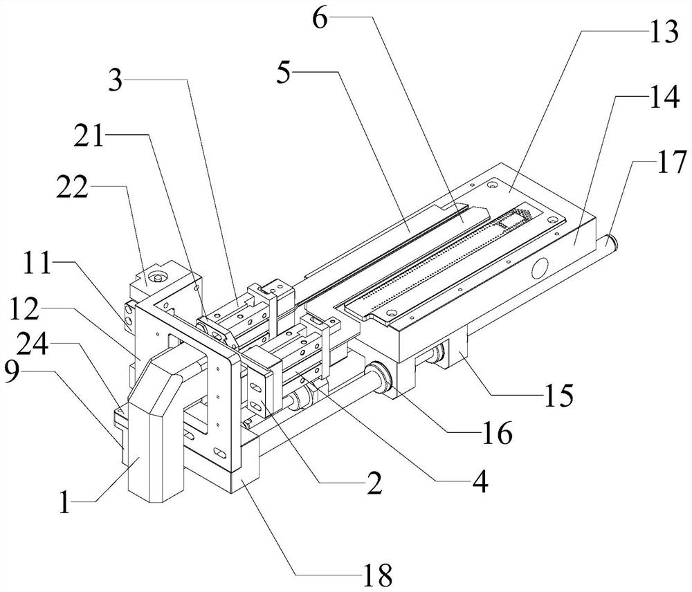 Cloth folding and setting mechanism of sleeve placket machine