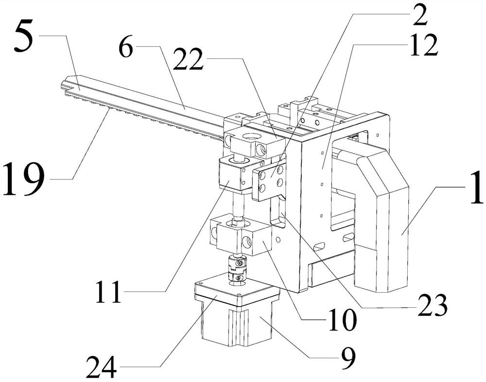 Cloth folding and setting mechanism of sleeve placket machine