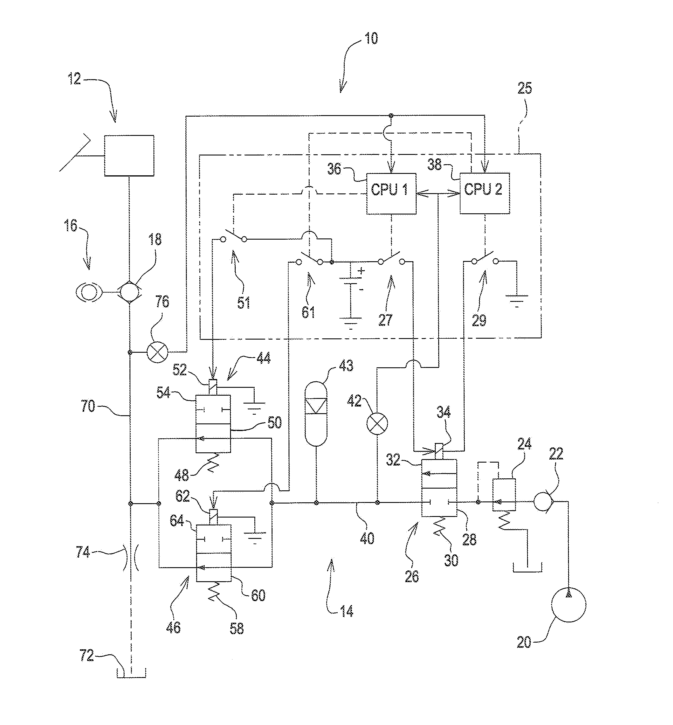 Brake Control System For Dual Mode Vehicle