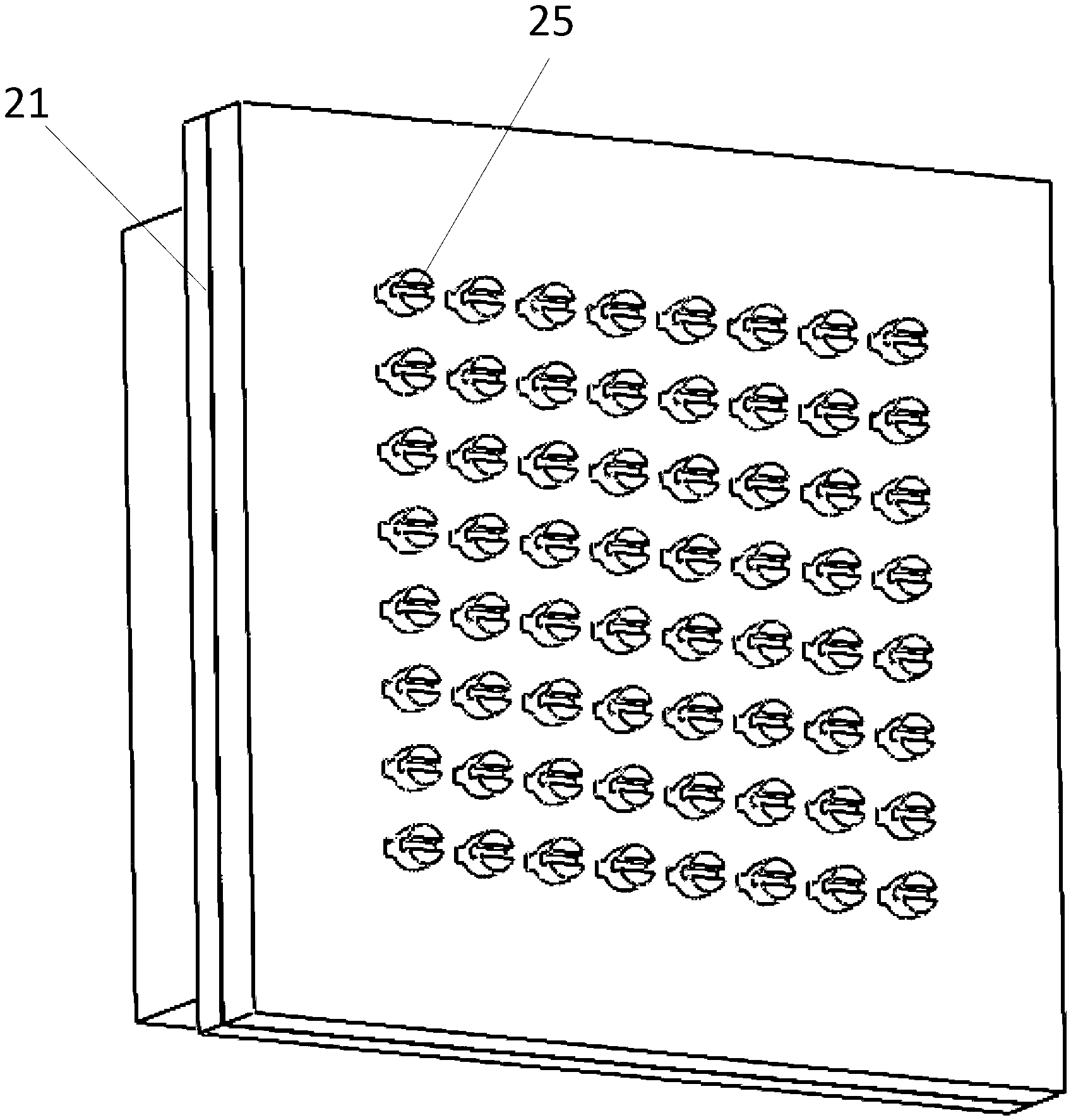 Driving device and displacement transmitting component