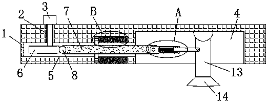 Road engineering soil milling machine