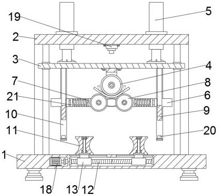 A full circle device of stainless steel pipe processing machine