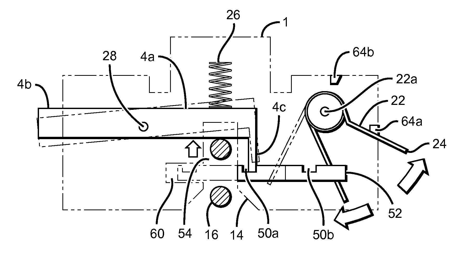 Hands-free trailer latching and releasing mechanism for a boat