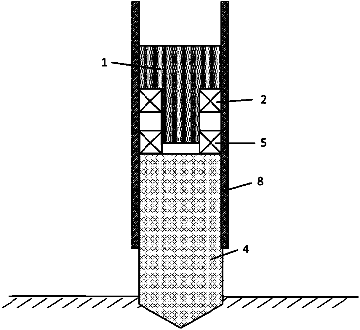 Piling device and method