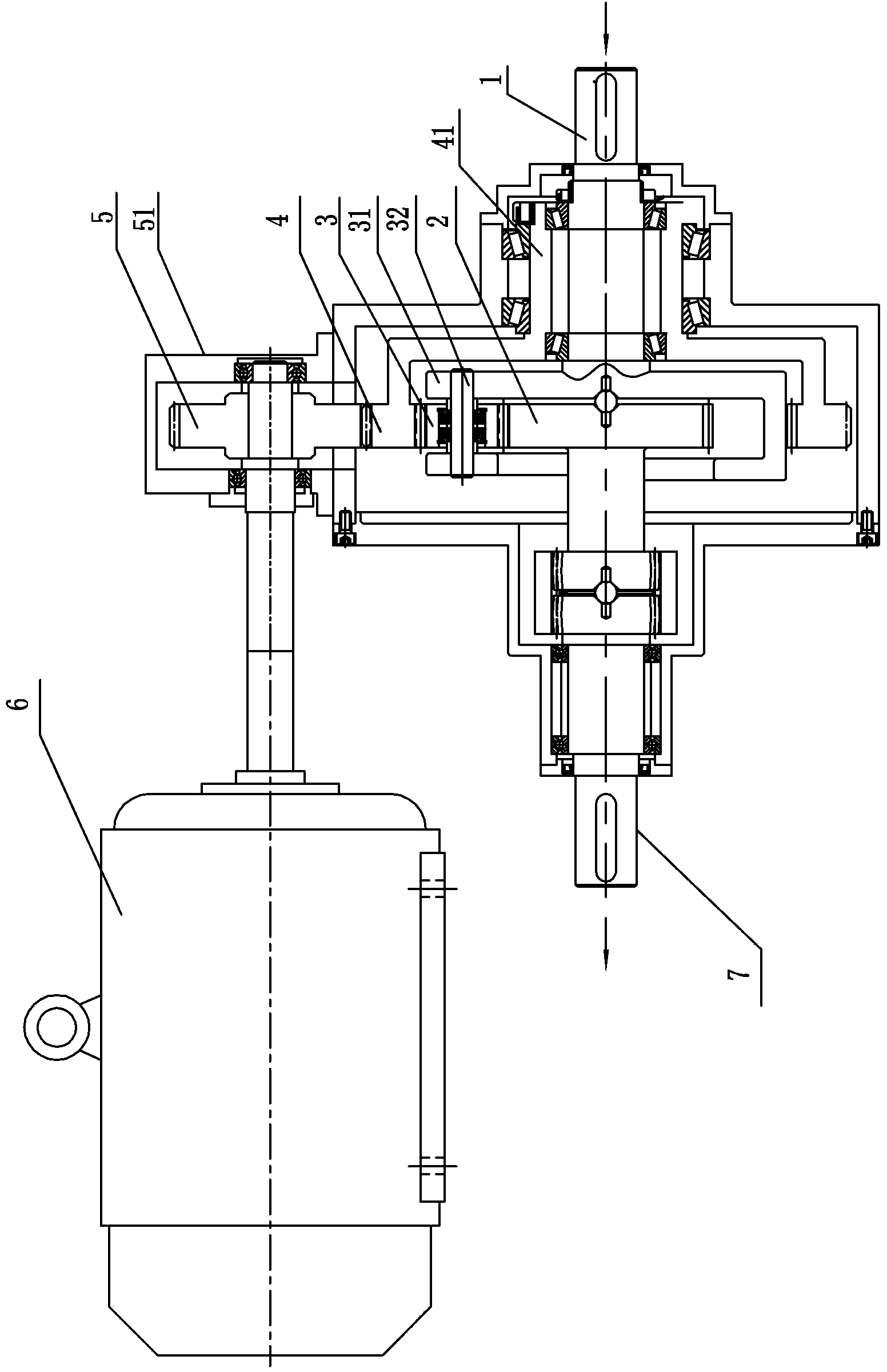 Variable-ratio speed regulation device