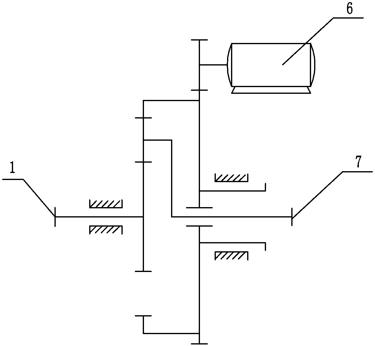 Variable-ratio speed regulation device