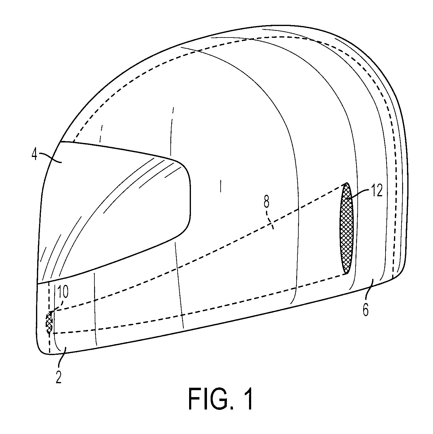 Motorcycle helmet with integrated acoustic voice amplified chambers
