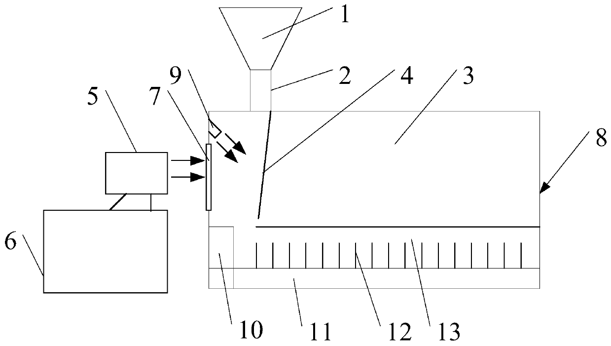 System for collection of separated cotton fiber waste