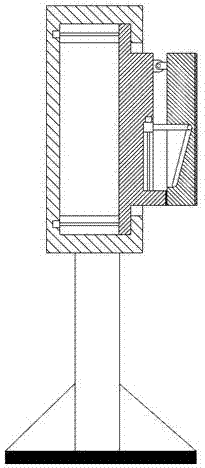 Easel device convenient to put away