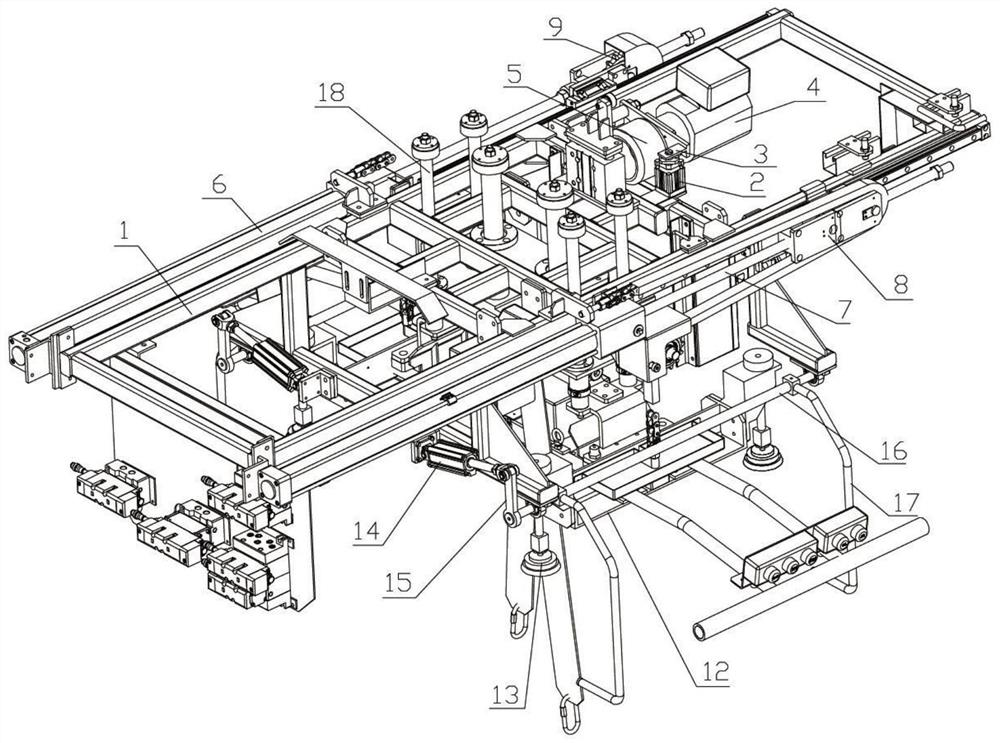 Transferring gripper mechanism for mounting automobile roof glass