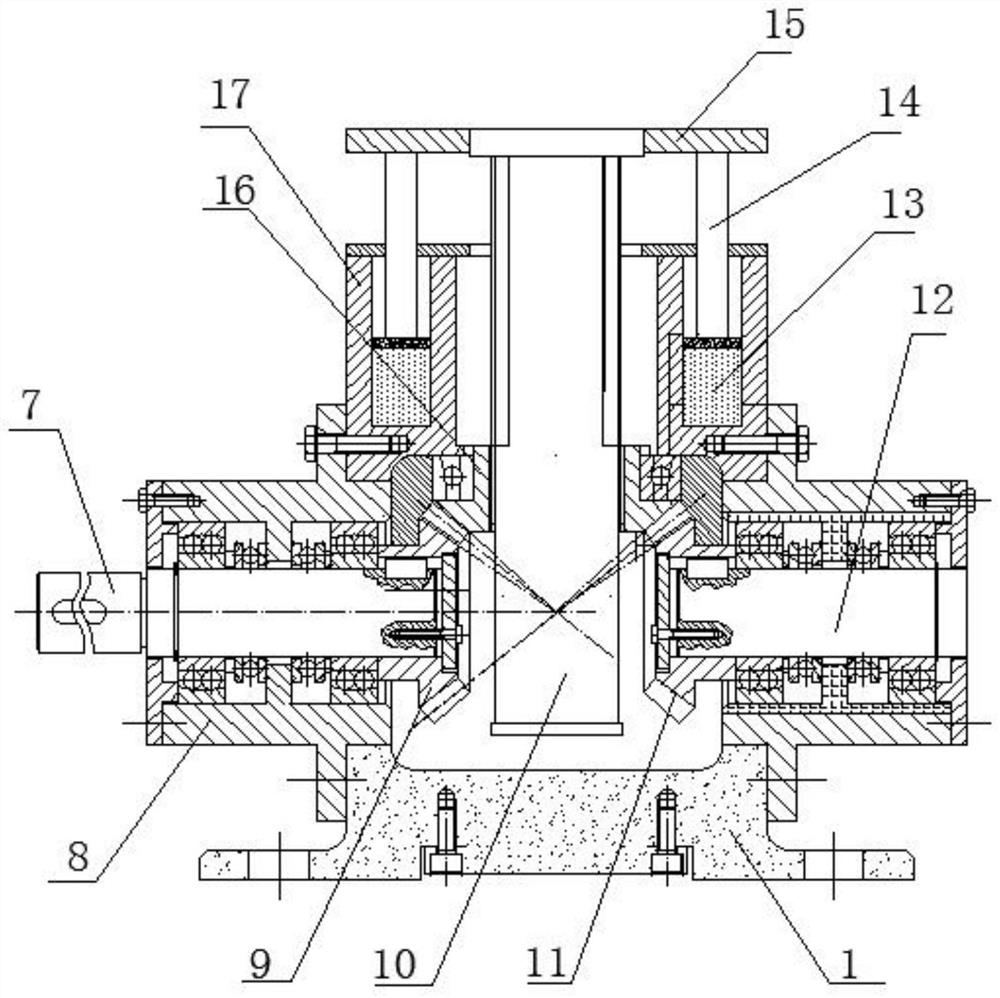 An automatic fixture that can be lifted and rotated for precision parts processing